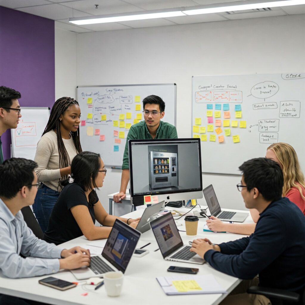 vending vendhub rozmowa programista biuro aplikacja android