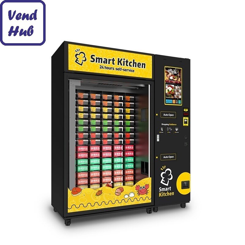 vendhub automat sprzedający ciepłe posiłki bar mleczny pizza sklep AI